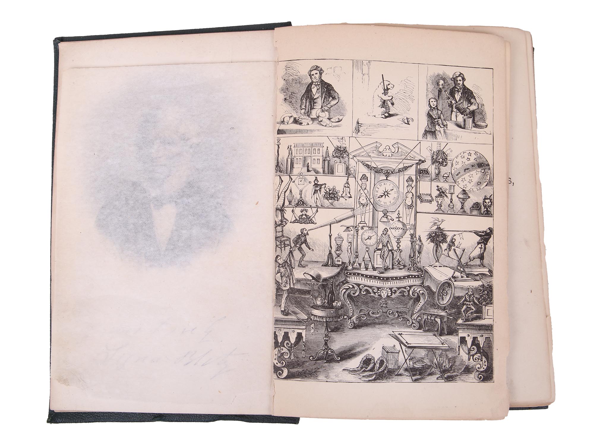 ANTIQUE 1872 MAGICIAN SIGNOR BLITZ BIOGRAPHY BOOK PIC-7